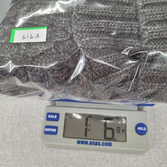 Replay Sweater Womens M Grey Chunky Cowlneck Wool Blend Boxy Tunic Ski Lodge - Picture 12 of 12